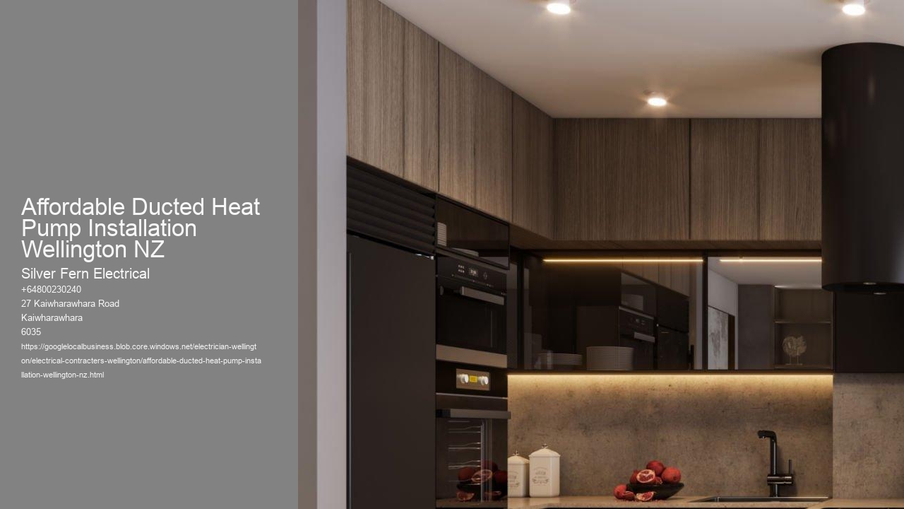 Affordable Ducted Heat Pump Installation Wellington NZ